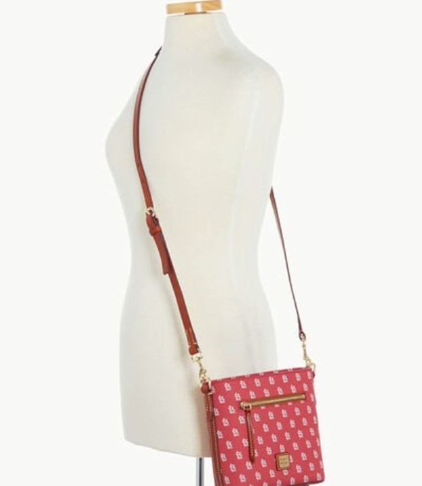 Red Dooney And Bourke MLB Cardinals Small Zip Women's Crossbody Bags | 02RUIKWZX