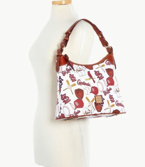 Red Dooney And Bourke MLB Cardinals Women's Hobo Bag | 14LKNBIAF