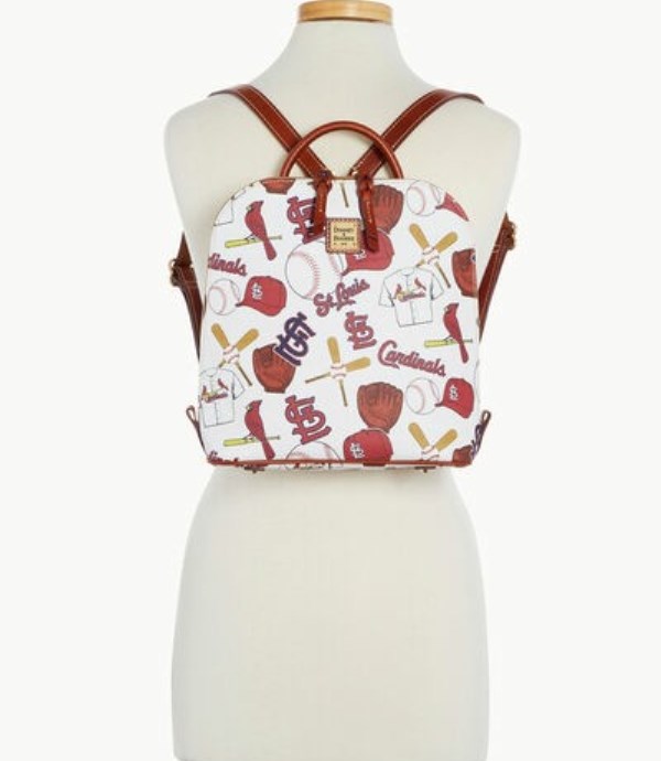 Red Dooney And Bourke MLB Cardinals Zip Pod Women's Backpacks | 01STZVDOW