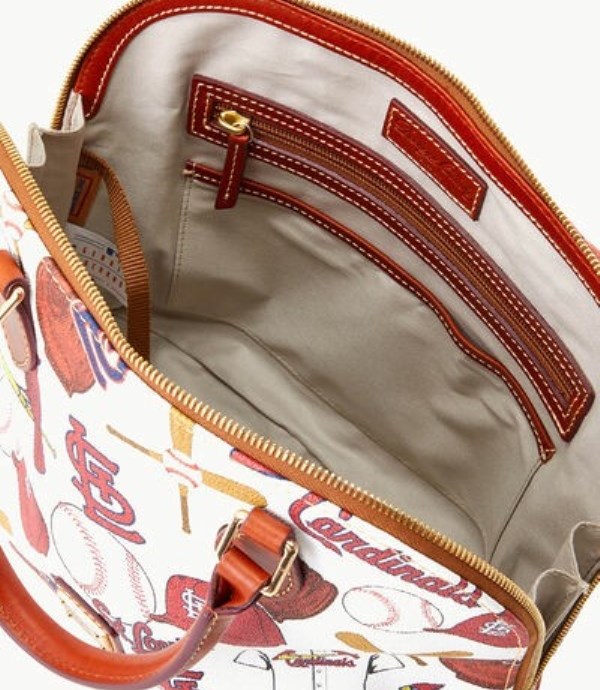 Red Dooney And Bourke MLB Cardinals Zip Zip Women's Satchel Bags | 15XEWRABZ