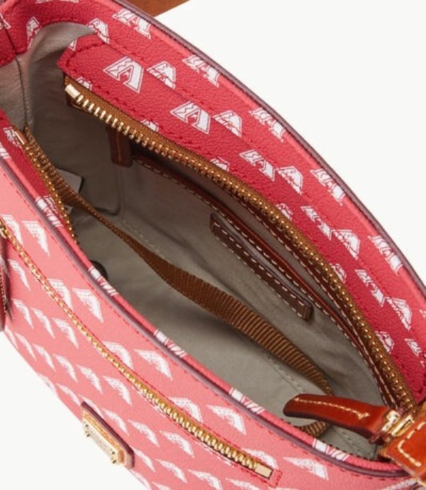 Red Dooney And Bourke MLB Diamondbacks Small Zip Women's Crossbody Bags | 38BWEVOYM