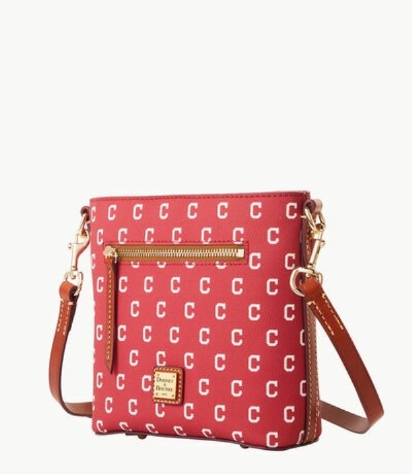 Red Dooney And Bourke MLB Indians Small Zip Women's Crossbody Bags | 09LRDHQPZ