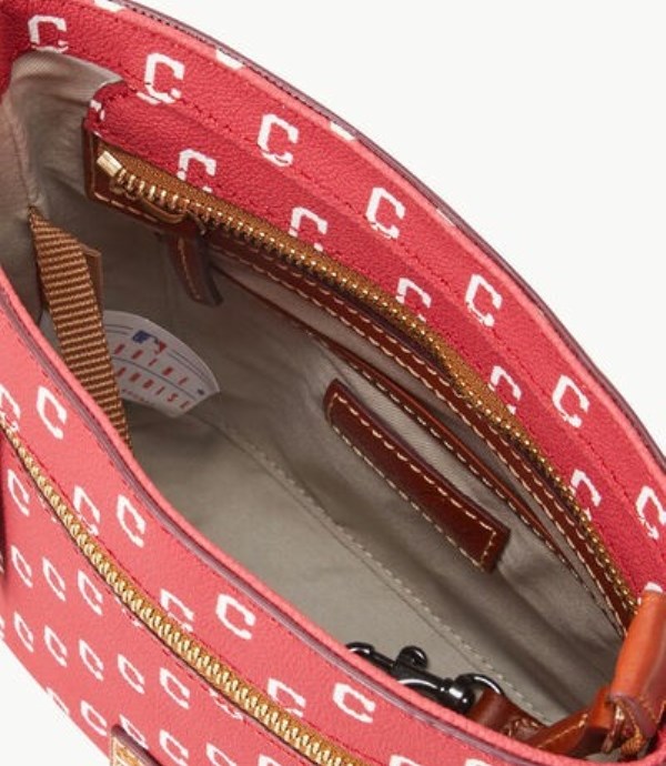 Red Dooney And Bourke MLB Indians Small Zip Women's Crossbody Bags | 09LRDHQPZ