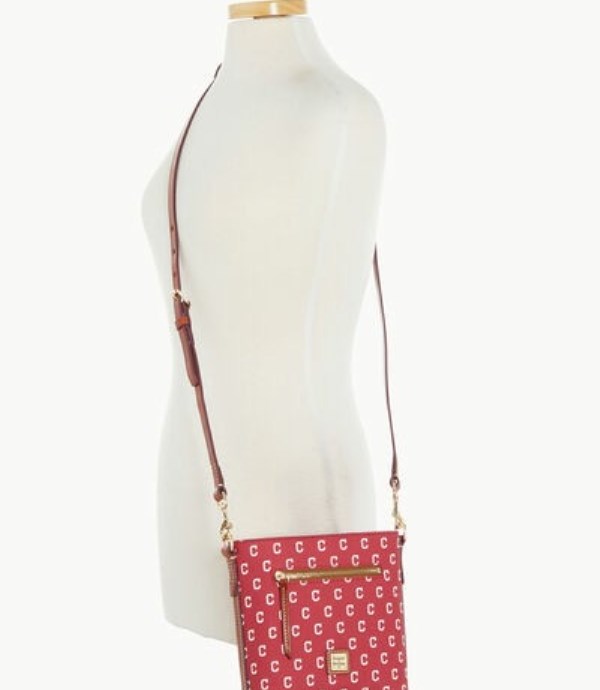 Red Dooney And Bourke MLB Indians Small Zip Women's Crossbody Bags | 09LRDHQPZ