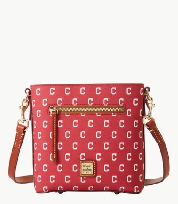 Red Dooney And Bourke MLB Indians Small Zip Women\'s Crossbody Bags | 09LRDHQPZ