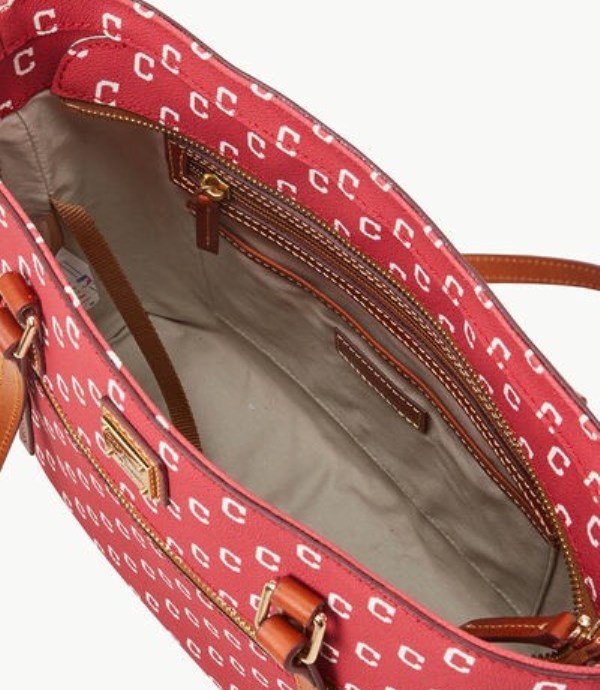 Red Dooney And Bourke MLB Indians Women's Shopper Bag | 93HEWKMFL