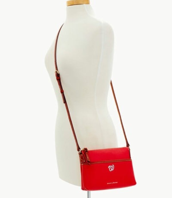 Red Dooney And Bourke MLB Nationals Ginger Women's Crossbody Bags | 37OYFDSGL