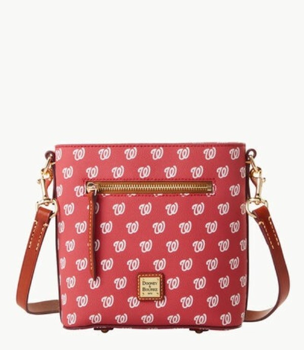 Red Dooney And Bourke MLB Nationals Small Zip Women\'s Crossbody Bags | 10OVJWEYT