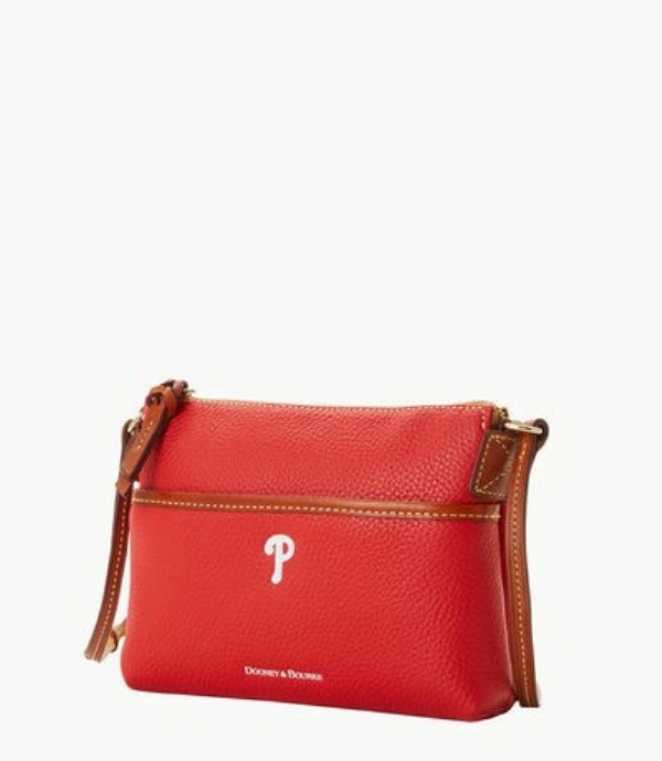 Red Dooney And Bourke MLB Phillies Ginger Women's Crossbody Bags | 47HNFJPAL