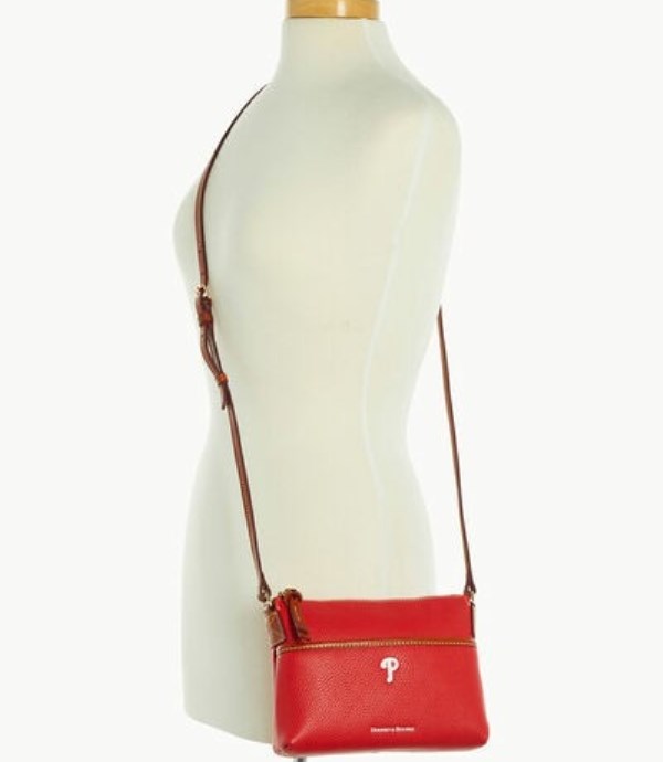 Red Dooney And Bourke MLB Phillies Ginger Women's Crossbody Bags | 47HNFJPAL