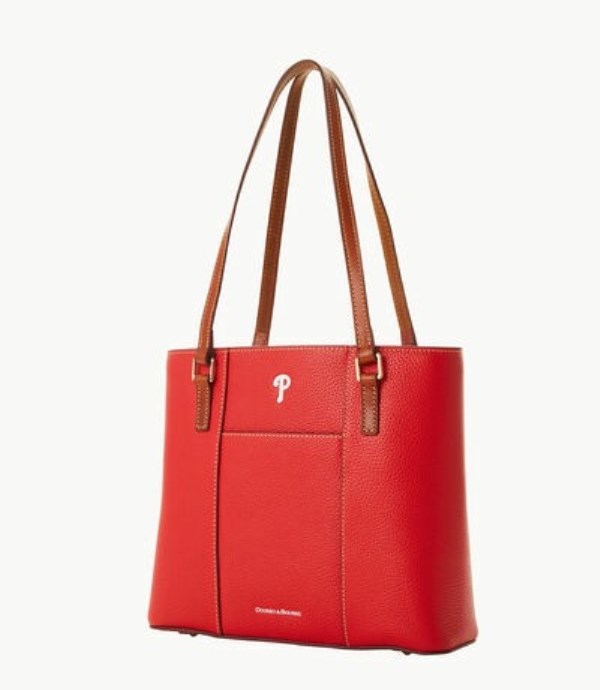 Red Dooney And Bourke MLB Phillies Small Lexington Women's Tote Bags | 01VZEBYXW