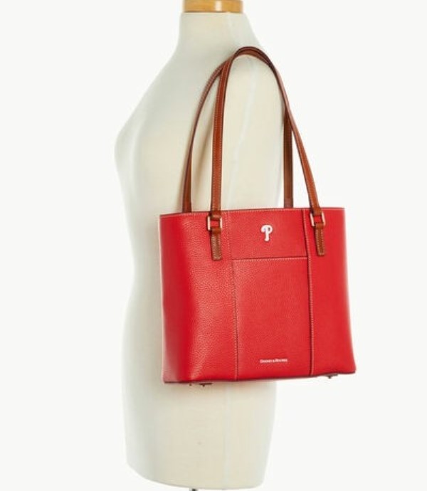 Red Dooney And Bourke MLB Phillies Small Lexington Women's Tote Bags | 01VZEBYXW