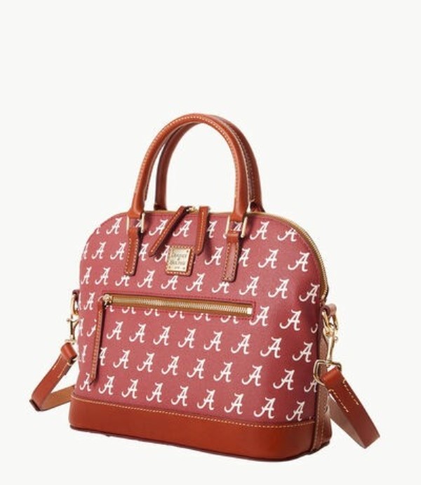 Red Dooney And Bourke NCAA Alabama Domed Zip Women's Satchel Bags | 71TCPKJFL