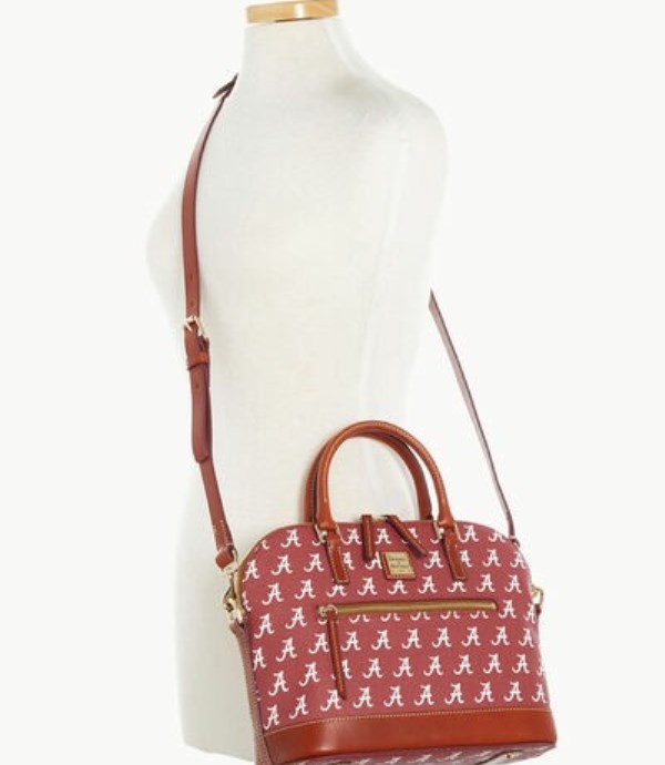 Red Dooney And Bourke NCAA Alabama Domed Zip Women's Satchel Bags | 71TCPKJFL