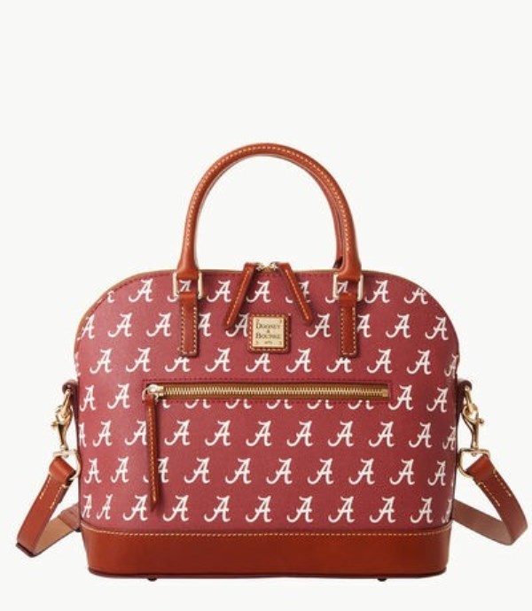 Red Dooney And Bourke NCAA Alabama Domed Zip Women\'s Satchel Bags | 71TCPKJFL