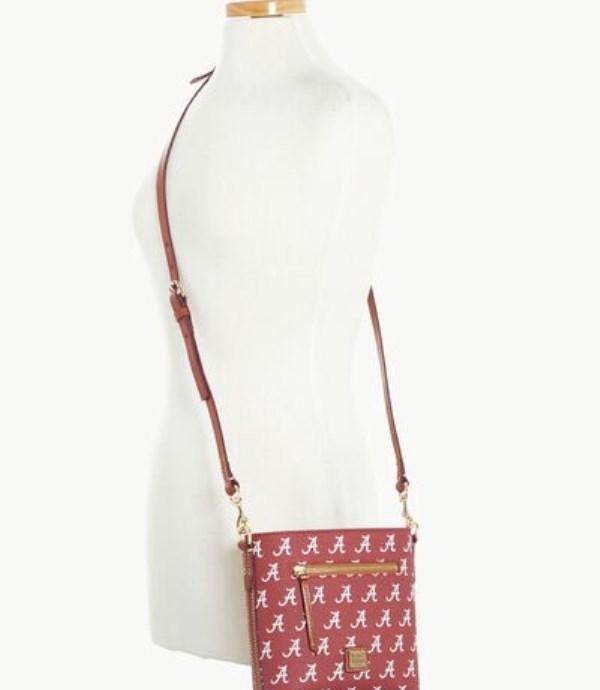 Red Dooney And Bourke NCAA Alabama Small Zip Women's Crossbody Bags | 56ULOCBYF