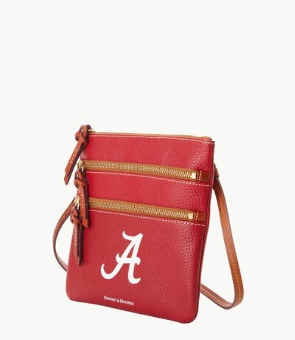 Red Dooney And Bourke NCAA Alabama Triple Zip Women's Crossbody Bags | 19KNEJRPV