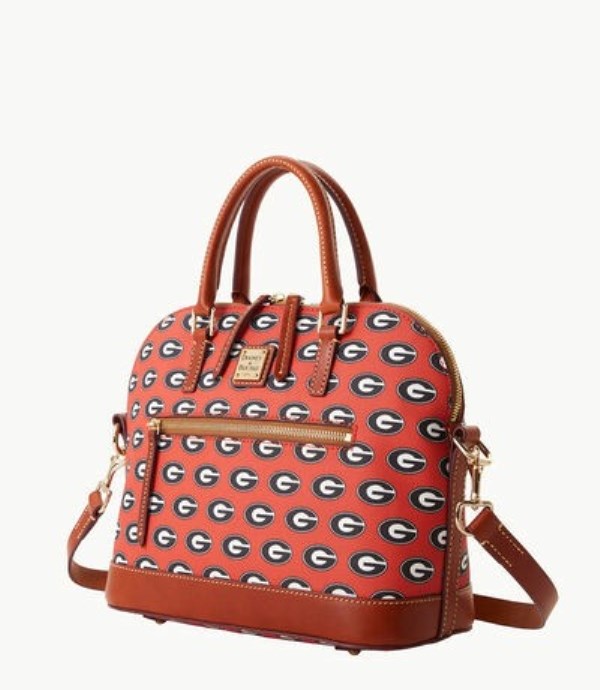 Red Dooney And Bourke NCAA Georgia Domed Zip Women's Satchel Bags | 34MORLAJZ