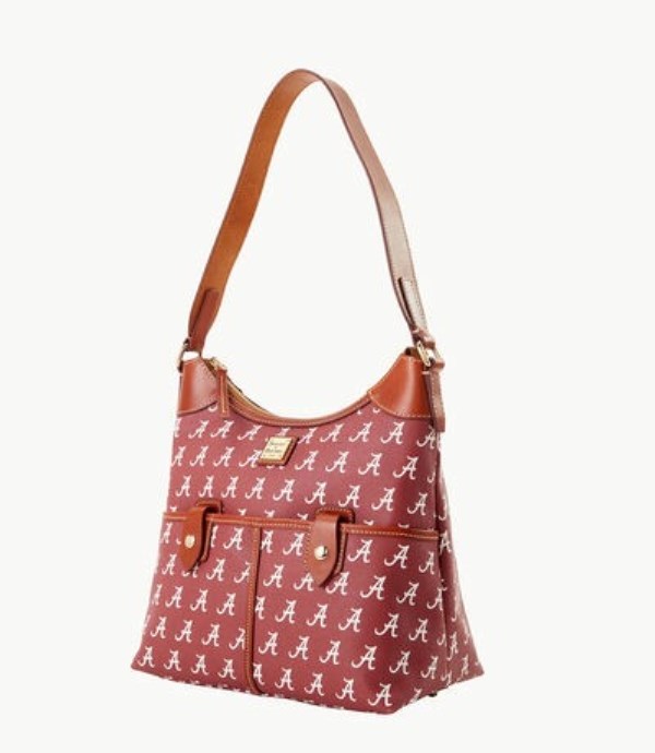 Red Dooney And Bourke NCAA University Of Alabama Zip Women's Hobo Bag | 19VJURIOL