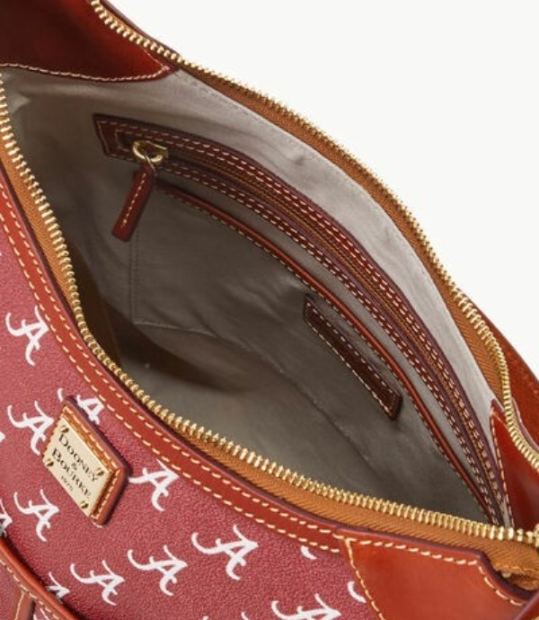 Red Dooney And Bourke NCAA University Of Alabama Zip Women's Hobo Bag | 19VJURIOL