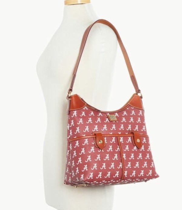 Red Dooney And Bourke NCAA University Of Alabama Zip Women's Hobo Bag | 19VJURIOL