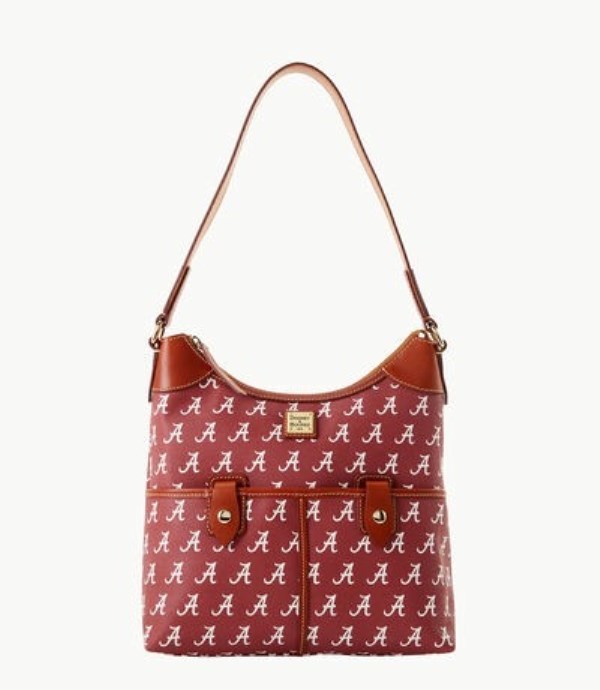 Red Dooney And Bourke NCAA University Of Alabama Zip Women\'s Hobo Bag | 19VJURIOL