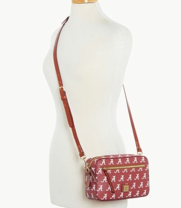 Red Dooney And Bourke NCAA University Of Alabama Camera Zip Women's Crossbody Bags | 20OCEPQWZ