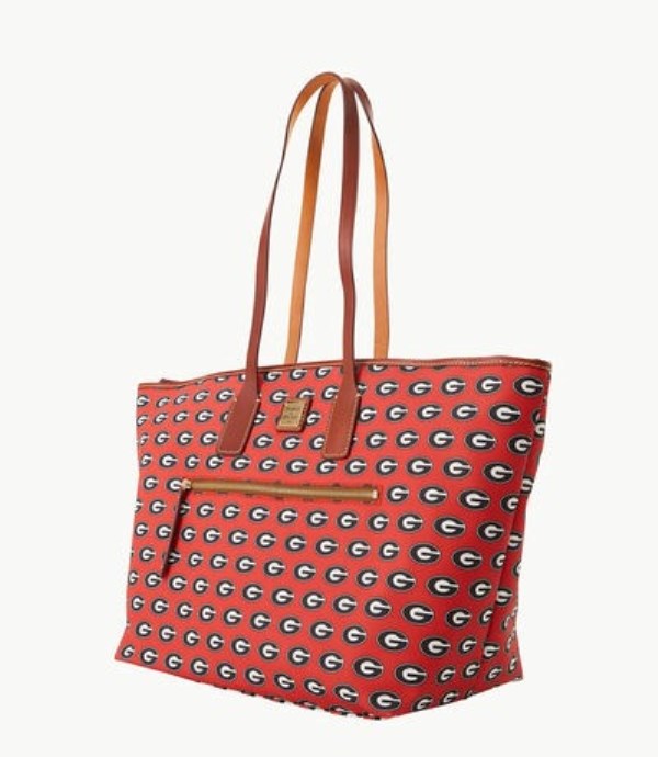 Red Dooney And Bourke NCAA University Of Georgia Large Women's Tote Bags | 32FHUAEXR