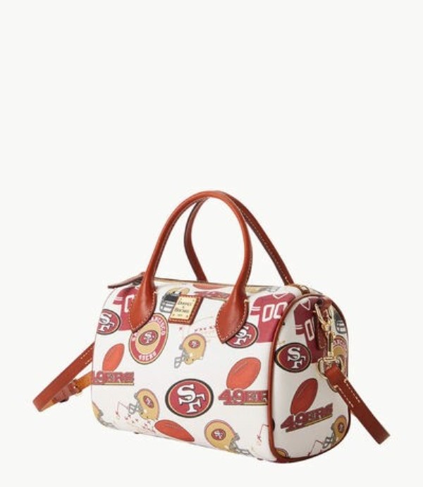 Red Dooney And Bourke NFL 49ers Barrel Women's Satchel Bags | 62BQRHWPD