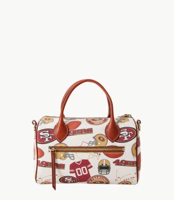 Red Dooney And Bourke NFL 49ers Barrel Women's Satchel Bags | 62BQRHWPD