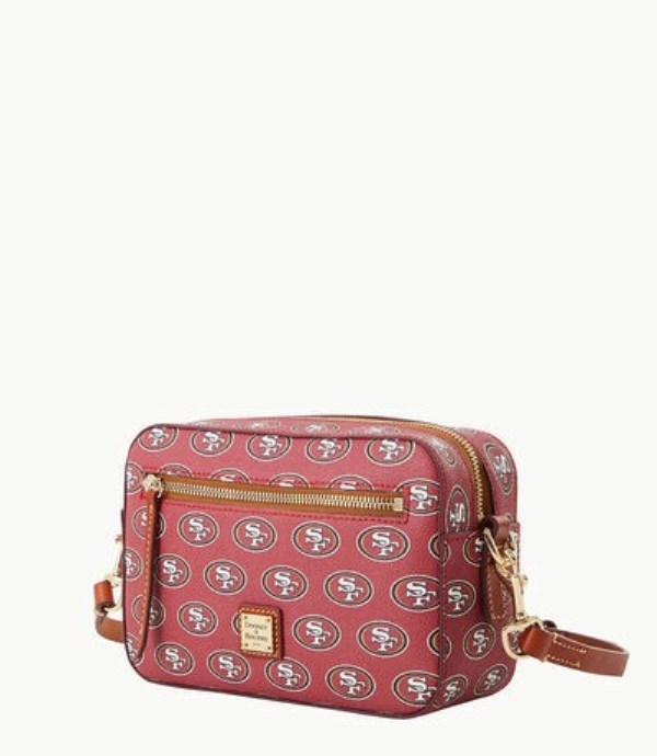 Red Dooney And Bourke NFL 49ers Camera Zip Women's Crossbody Bags | 28SBMCDOH