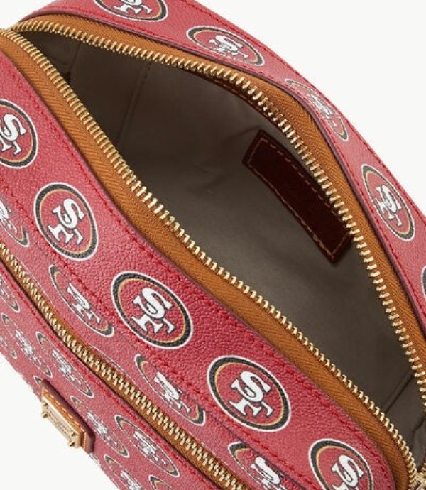 Red Dooney And Bourke NFL 49ers Camera Zip Women's Crossbody Bags | 28SBMCDOH