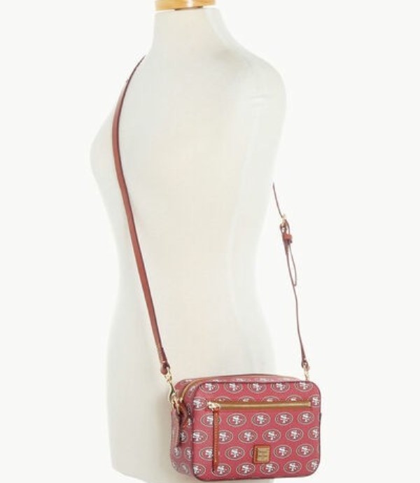 Red Dooney And Bourke NFL 49ers Camera Zip Women's Crossbody Bags | 28SBMCDOH