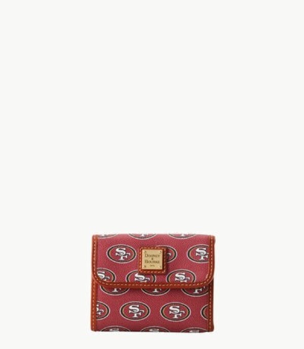 Red Dooney And Bourke NFL 49ers Flap Credit Women\'s Wallets | 70PVAJZWB