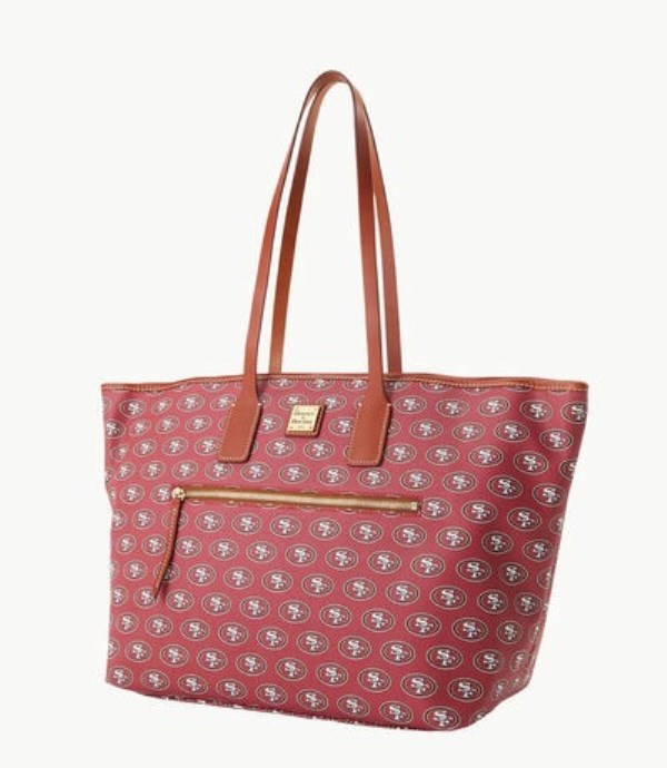 Red Dooney And Bourke NFL 49ers Large Women's Tote Bags | 91KYFIBAX