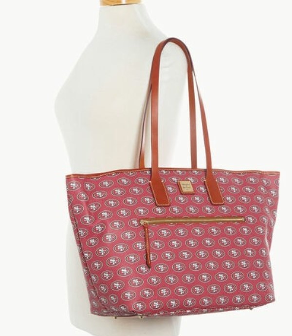 Red Dooney And Bourke NFL 49ers Large Women's Tote Bags | 91KYFIBAX