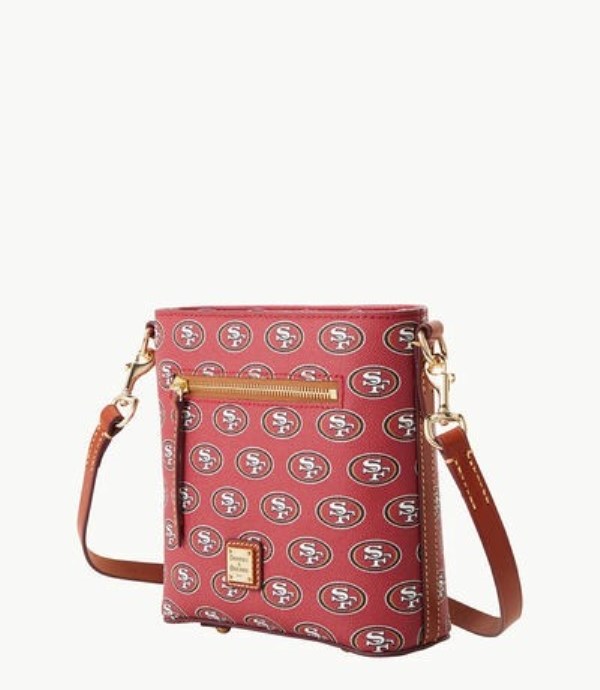 Red Dooney And Bourke NFL 49ers Small Zip Women's Crossbody Bags | 50NZUEQSV