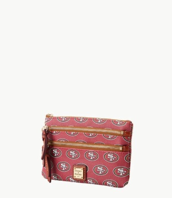 Red Dooney And Bourke NFL 49ers Triple Zip Women's Wristlets | 47KZXSJID