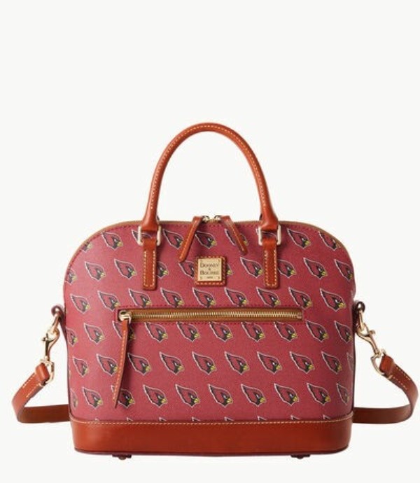 Red Dooney And Bourke NFL Az Cardinals Domed Zip Women\'s Satchel Bags | 89NXHUVEO