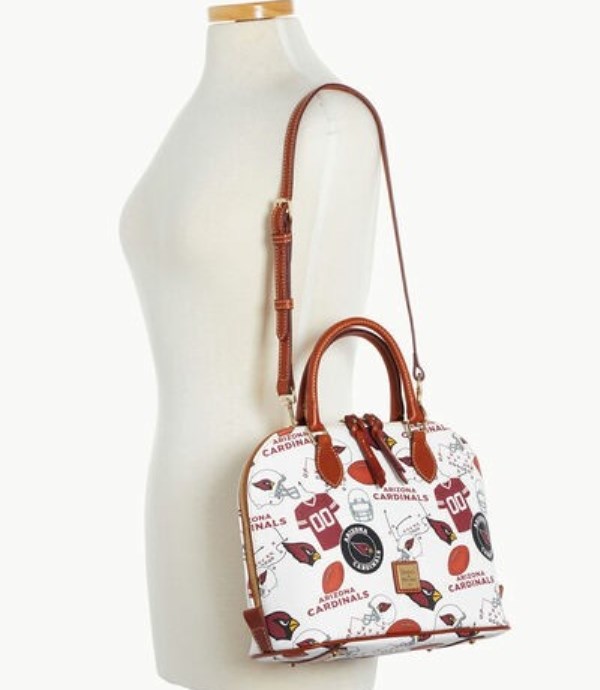 Red Dooney And Bourke NFL Az Cardinals Zip Zip Women's Satchel Bags | 74OUFLVZQ