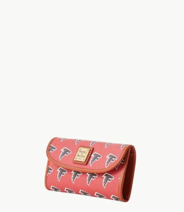 Red Dooney And Bourke NFL Falcons Continental Women's Clutch Bag | 80QHKEFMG