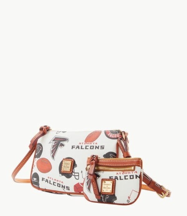 Red Dooney And Bourke NFL Falcons Lexi Women's Crossbody Bags | 82YGABZUD