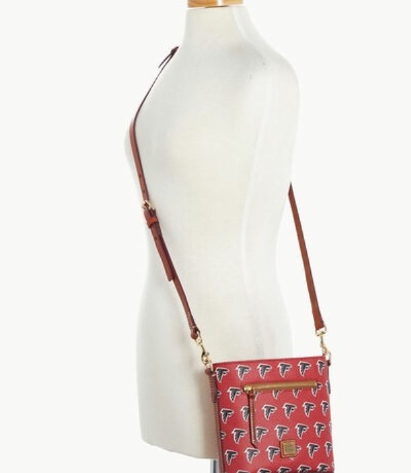 Red Dooney And Bourke NFL Falcons Small Zip Women's Crossbody Bags | 36MEXOFRU