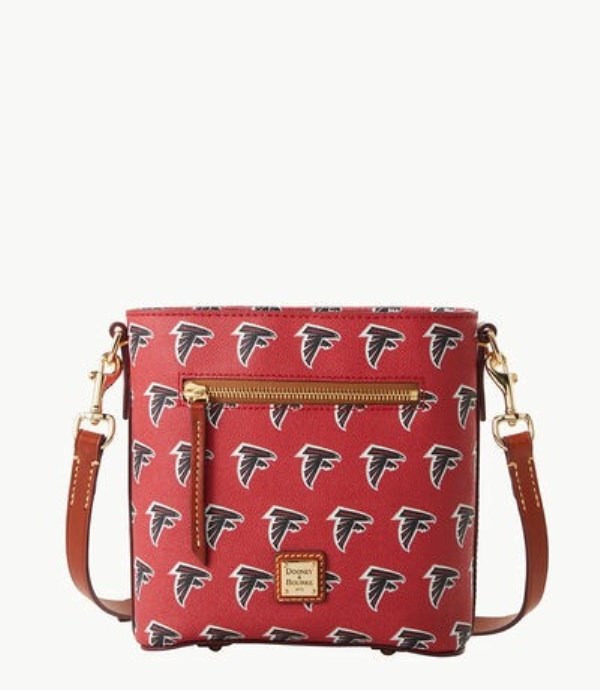 Red Dooney And Bourke NFL Falcons Small Zip Women\'s Crossbody Bags | 36MEXOFRU