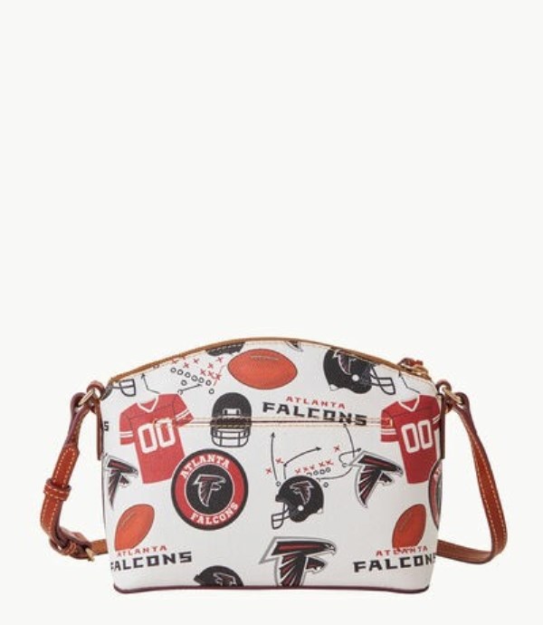 Red Dooney And Bourke NFL Falcons Suki Women's Crossbody Bags | 32JDHBVUR