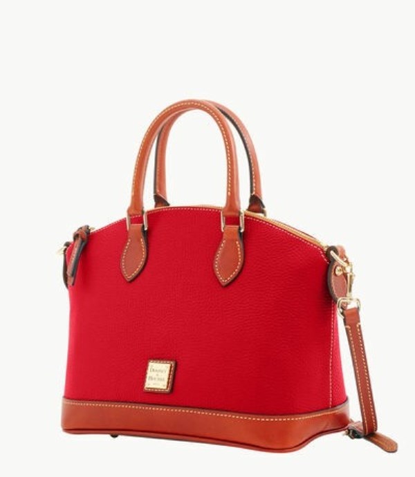 Red Dooney And Bourke Pebble Grain Darcy Women's Satchel Bags | 82QVALSYC