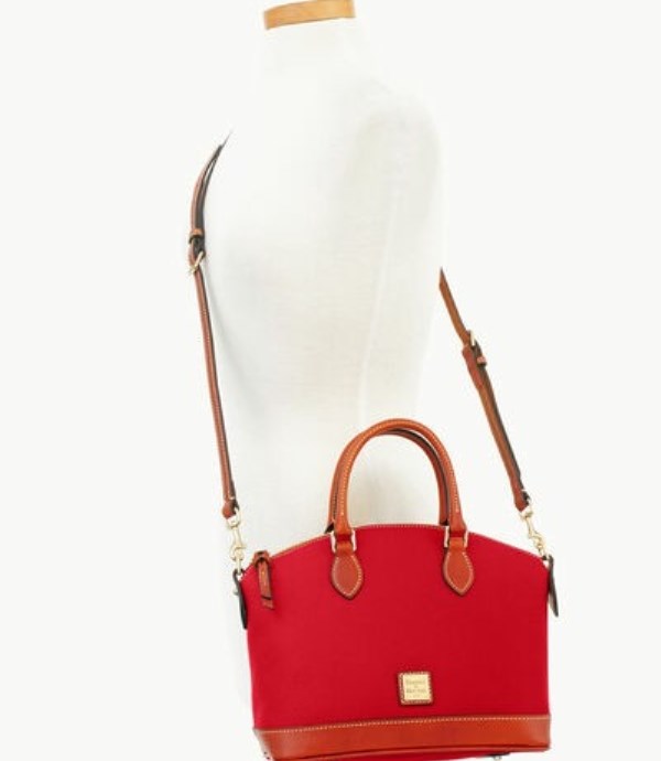 Red Dooney And Bourke Pebble Grain Darcy Women's Satchel Bags | 82QVALSYC