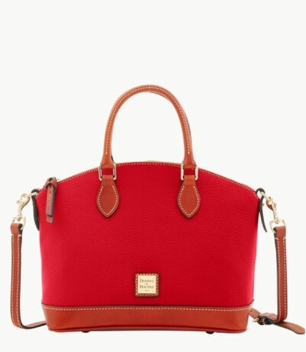 Red Dooney And Bourke Pebble Grain Darcy Women\'s Satchel Bags | 82QVALSYC