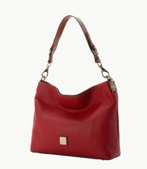 Red Dooney And Bourke Pebble Grain Extra Large Women's Shoulder Bags | 63FHUWIEA