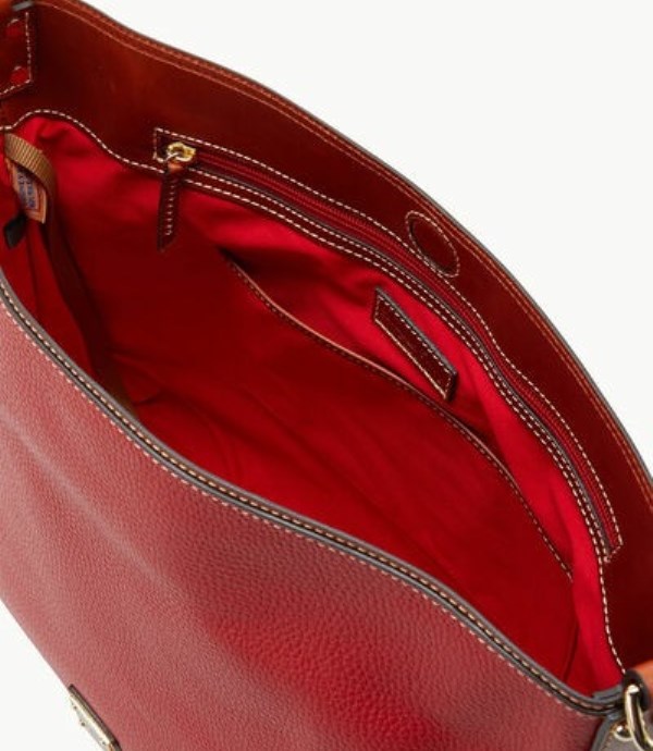 Red Dooney And Bourke Pebble Grain Extra Large Women's Shoulder Bags | 63FHUWIEA